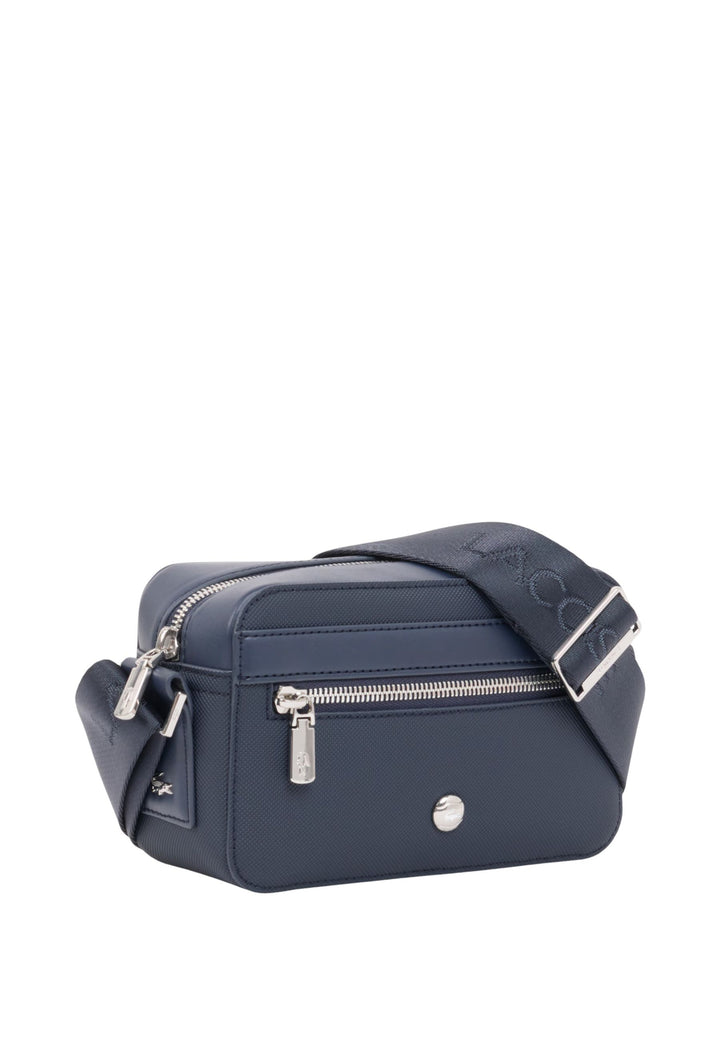 Lacoste Men's Langon Small Messenger Bag Petit Piqué Navy