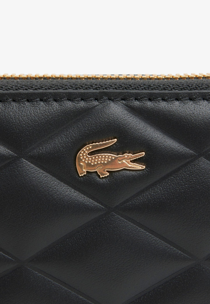 Lacoste Compagnon/Portefeuille Crocodelle Cuir NF5122EE Noir