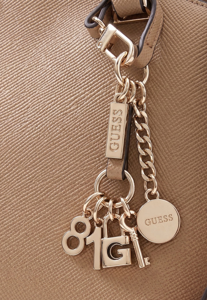 Guess Handtasch Gilda 3 Compartiments Beige