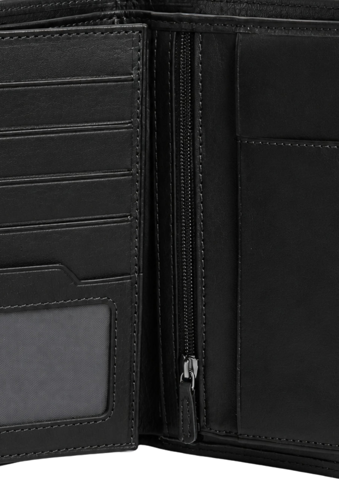 David William Coulter Leather Wallet Black