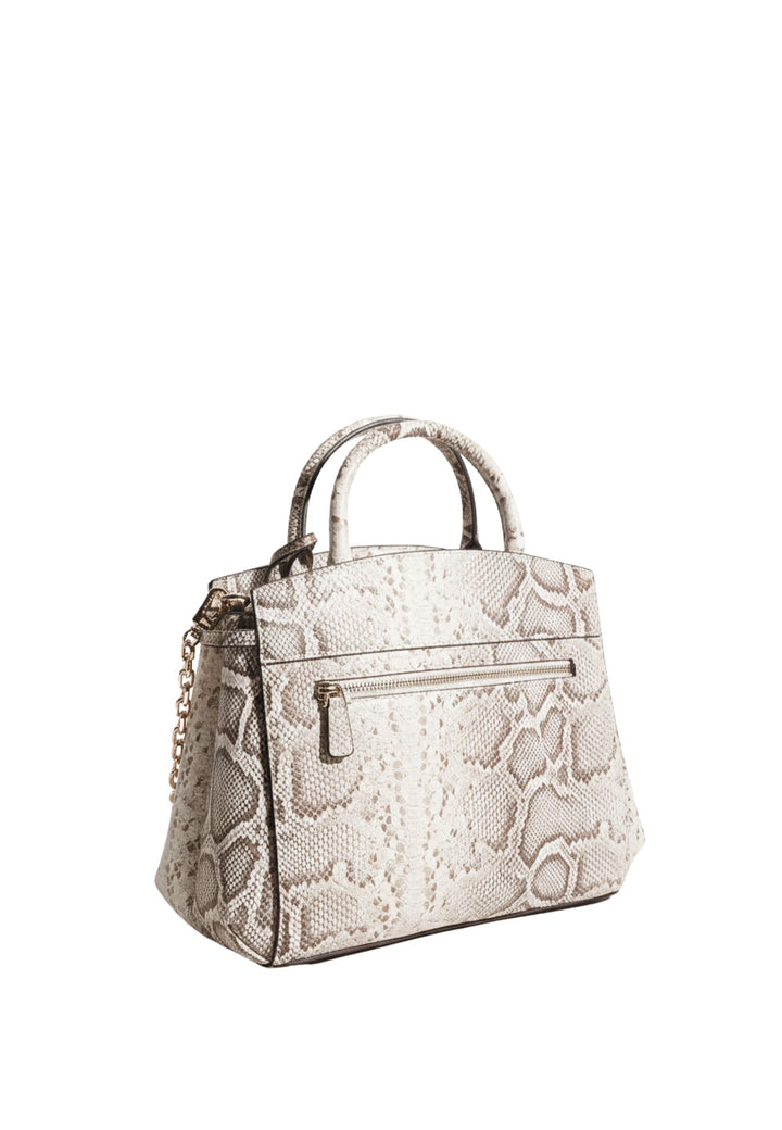 Guess Melinda Triple Compartment Crossbody Bag Natural KG993306