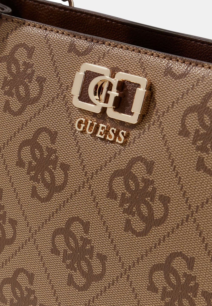 Guess Borse a mano Karnilla Logo Bucket Latte Logo/Brown OS990122