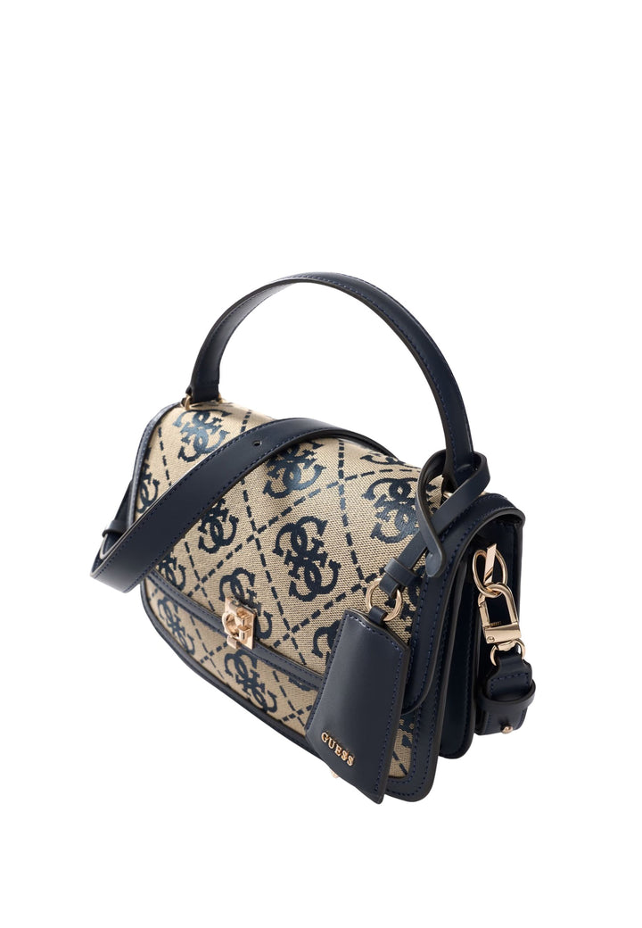 Guess Sac à Rabat Audrey Monogramme Navy Logo