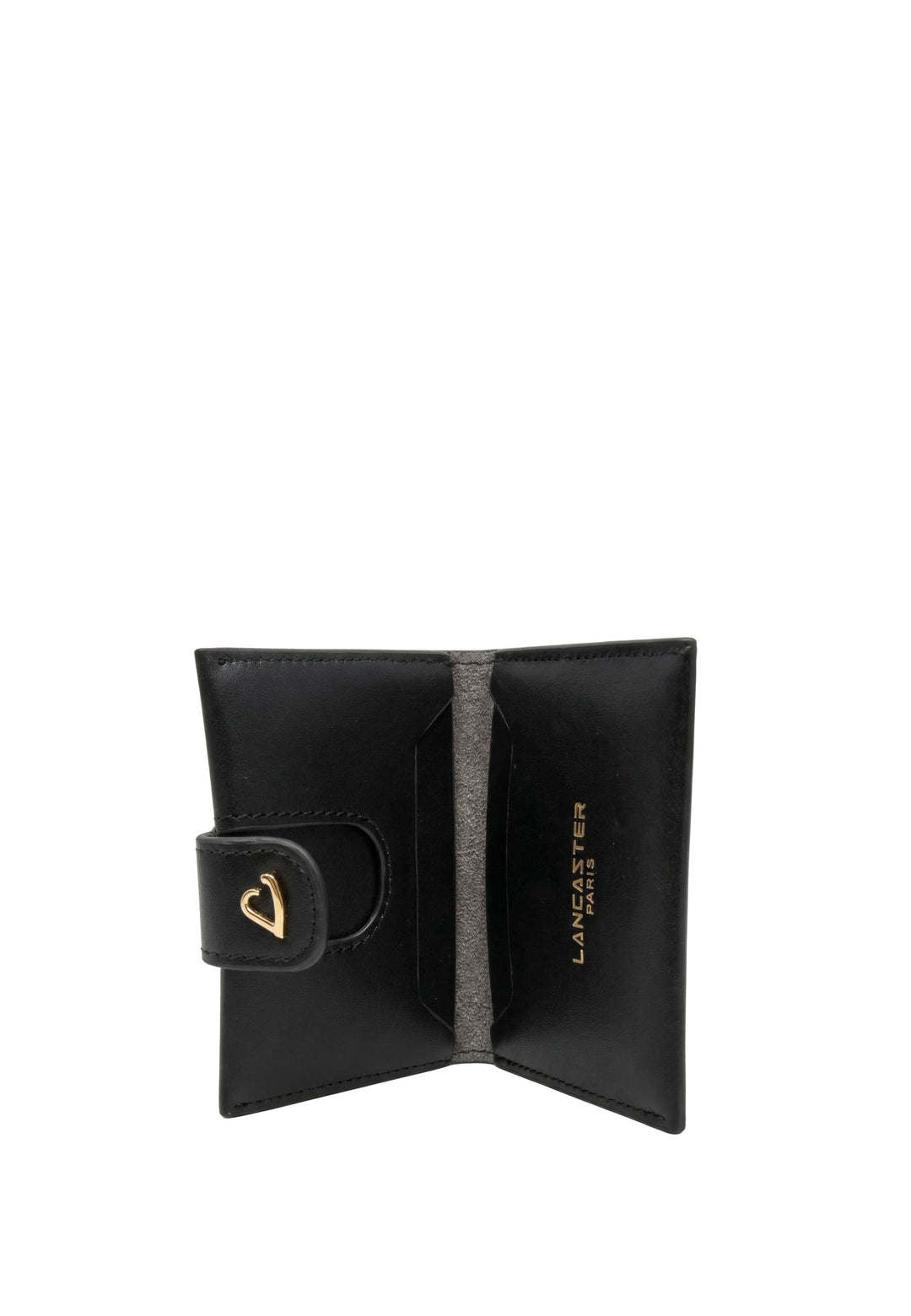 Lancaster Porte-cartes Avec Pression Paris Philos 131-070 Noir