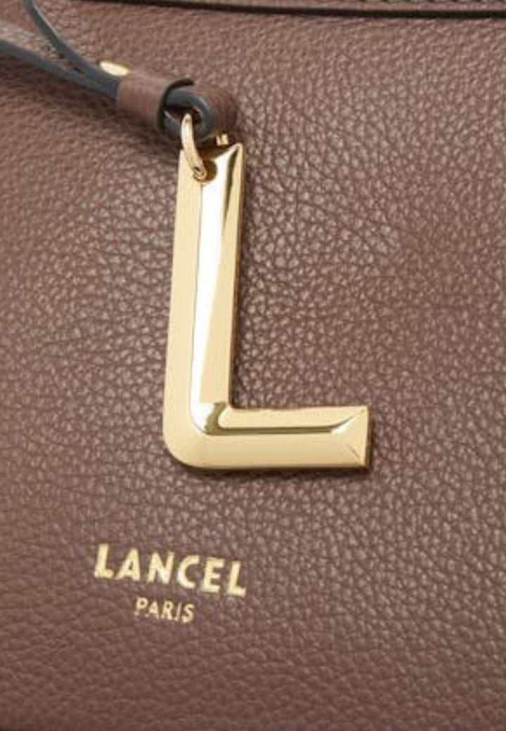 Lancel Faubourg Mini Crossbody Bag Zippered Coconut