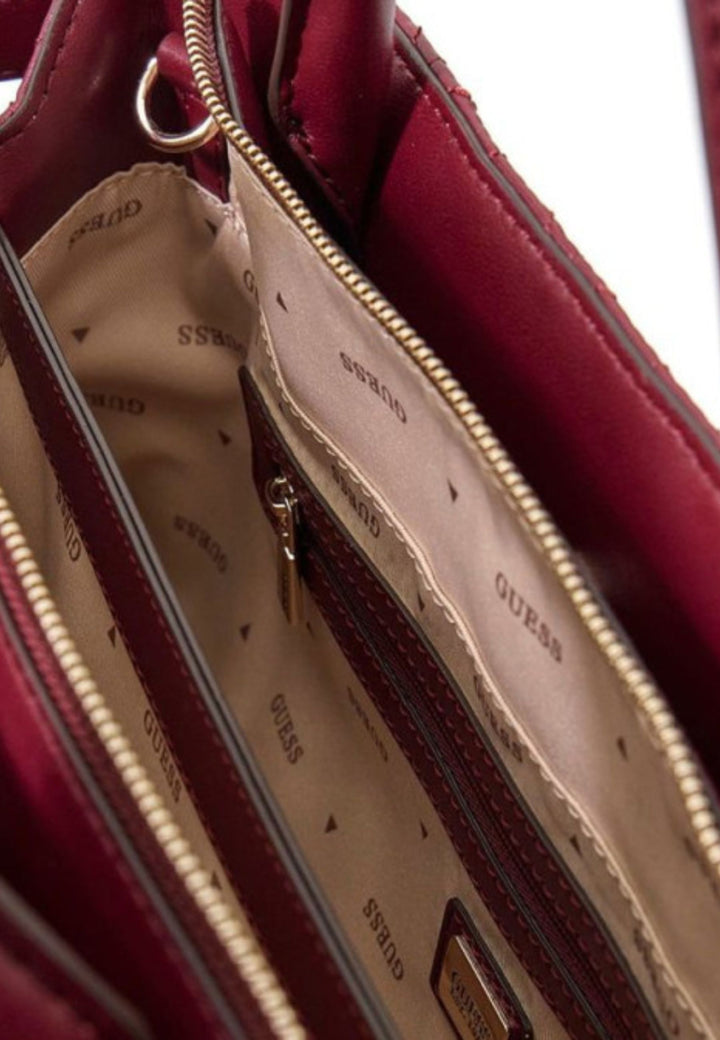 Guess Malas de mão Atabey Hobo Burgundy QG988306
