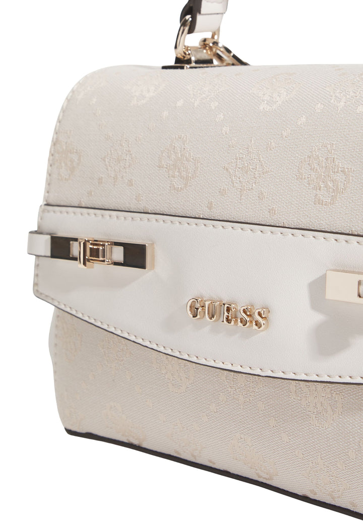Guess Sac Bandoulière Melinda Logo Tri Com Off White Logo JP990220