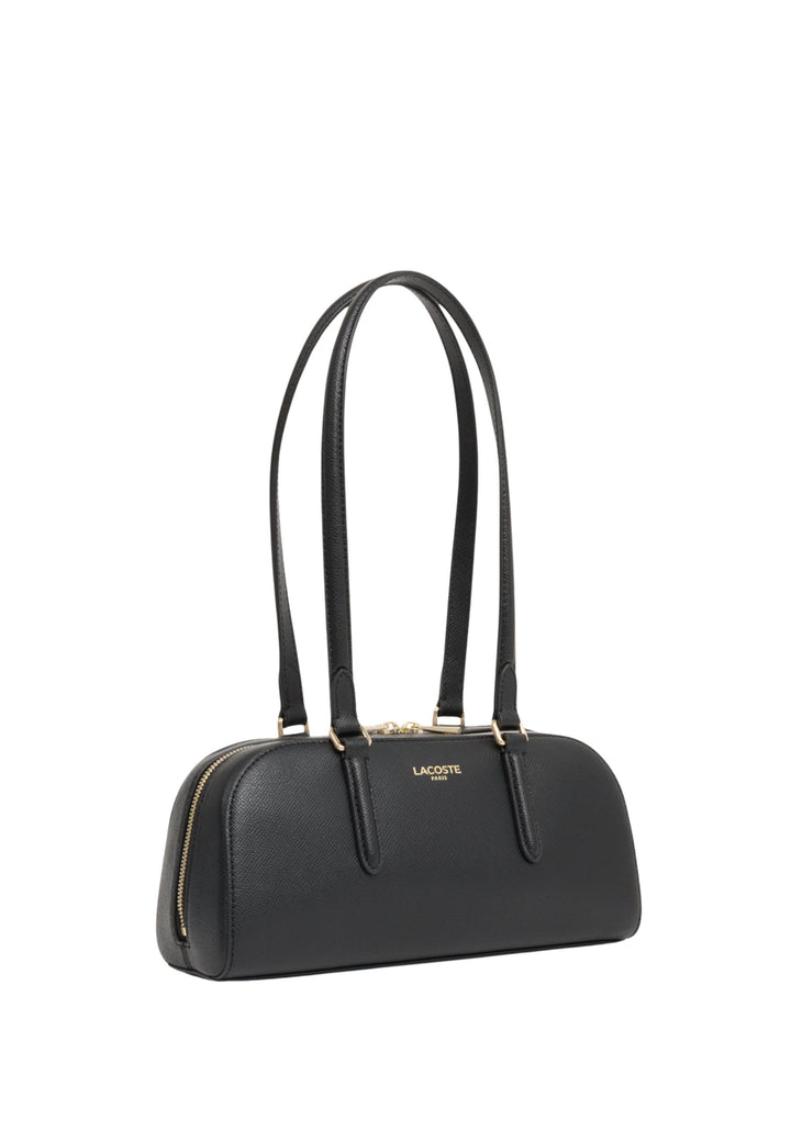 Lacoste Sac épaule Champs-Élysées Cuir Noir