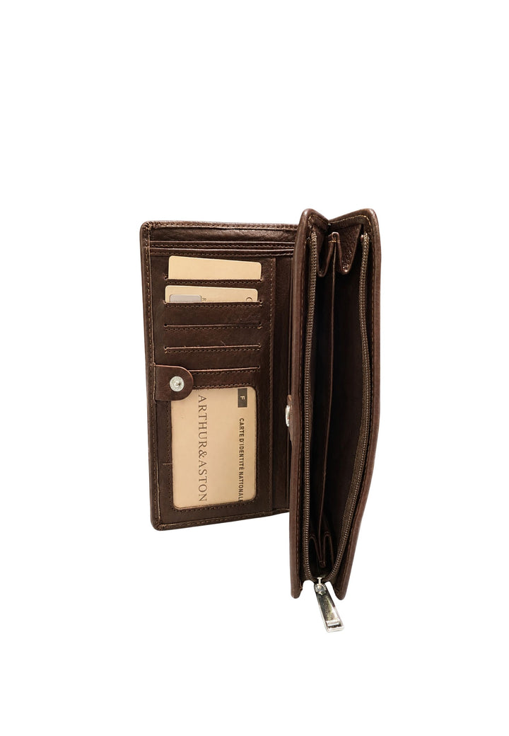 Arthur & Aston Porte Cartes Mixte, Homme, Femme Chataigne