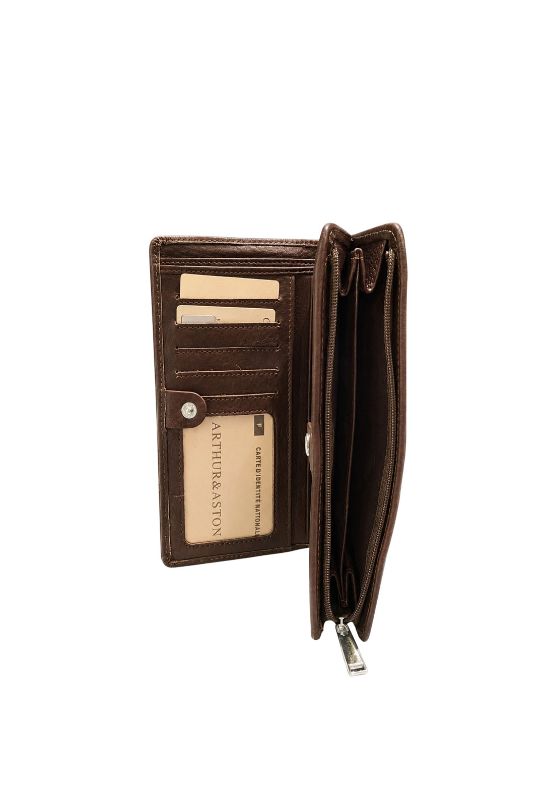 Arthur & Aston Porte Cartes Mixte, Homme, Femme Chataigne