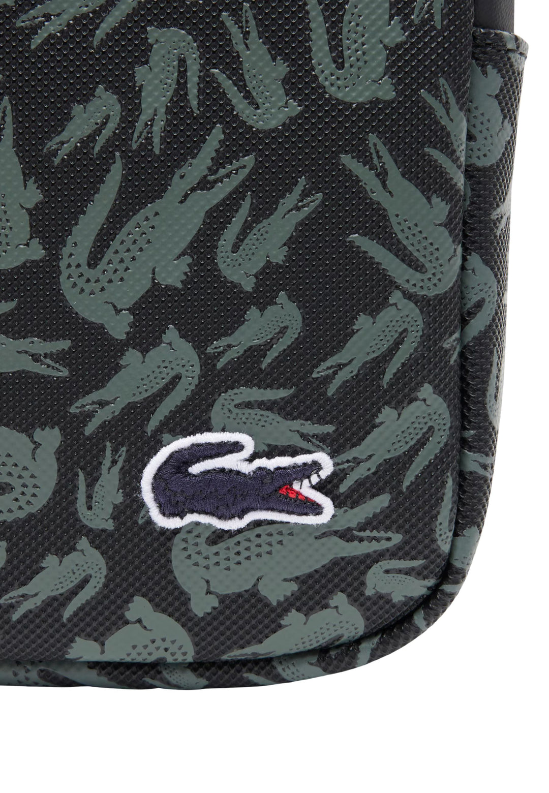 Lacoste Malá taška Lcst Pánská NH5087TX Camo Croc Černá