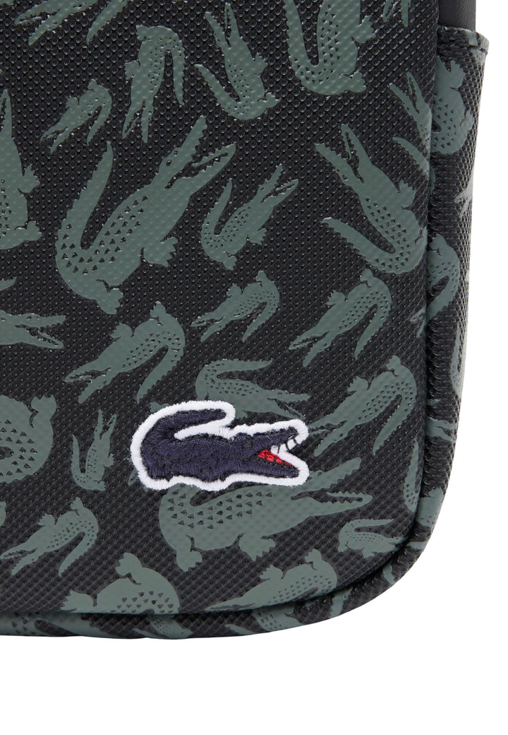 Lacoste Malá taška Lcst Pánská NH5087TX Camo Croc Černá