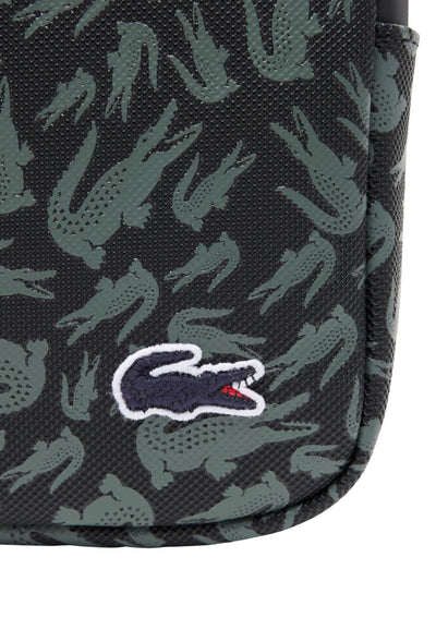 Lacoste Petite Sacoche Lcst Homme NH5087TX Camo Croc Noir