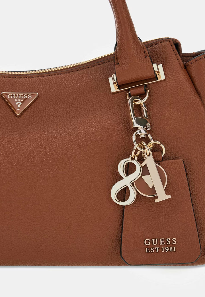 Guess Anadela 3 Comp Satch Cognac Shoulder Bag BG966406