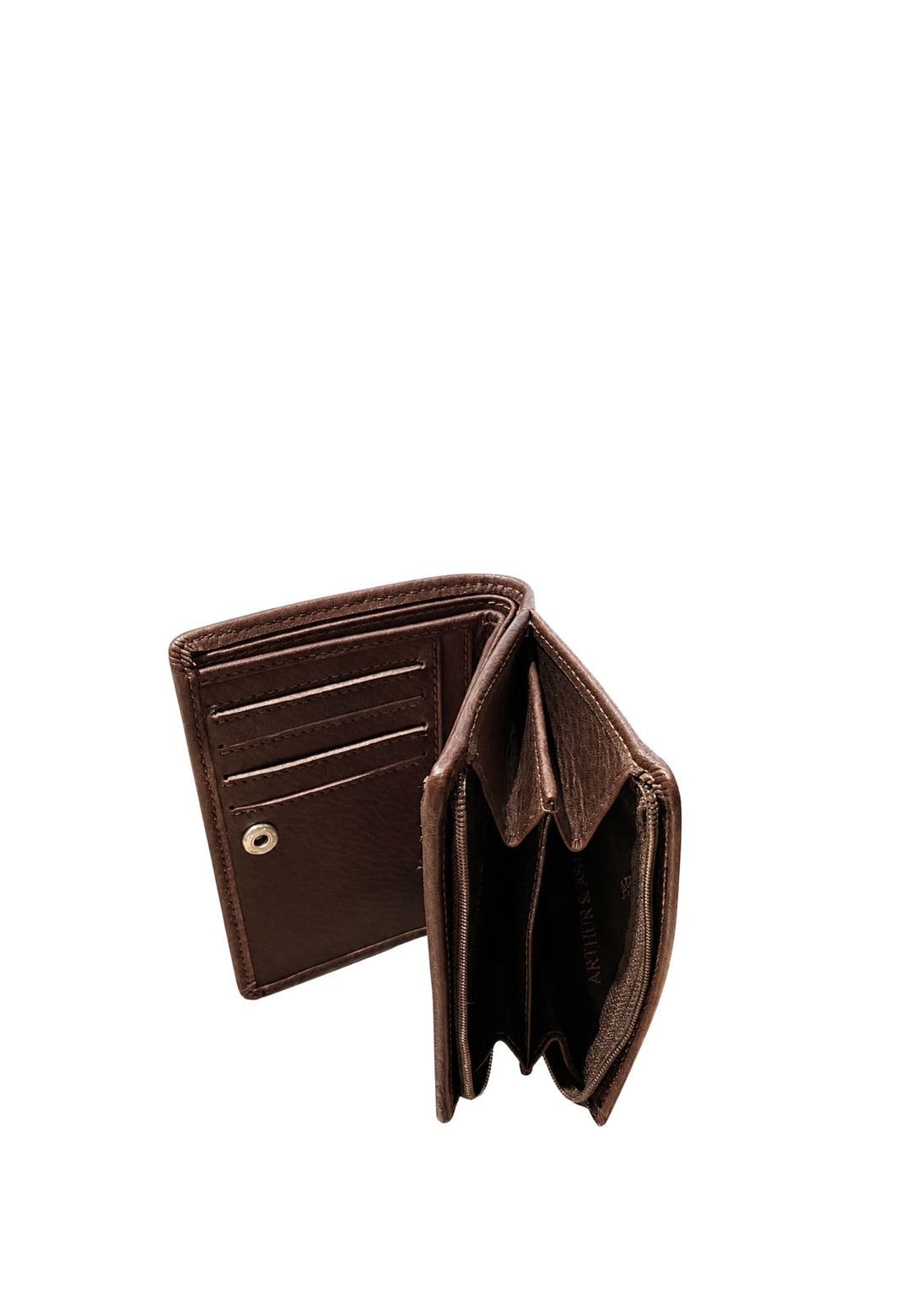 Arthur & Aston Porte Cartes Mixte, Homme, Femme Chataigne