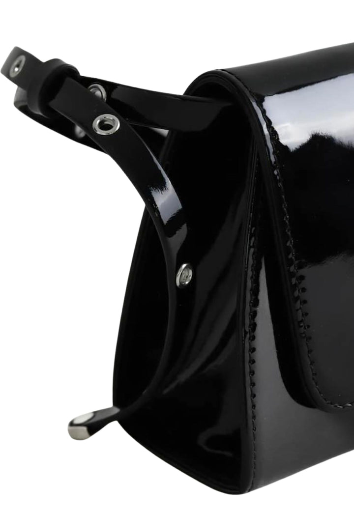 Carel Paris Handbags London - Black Leather Rock