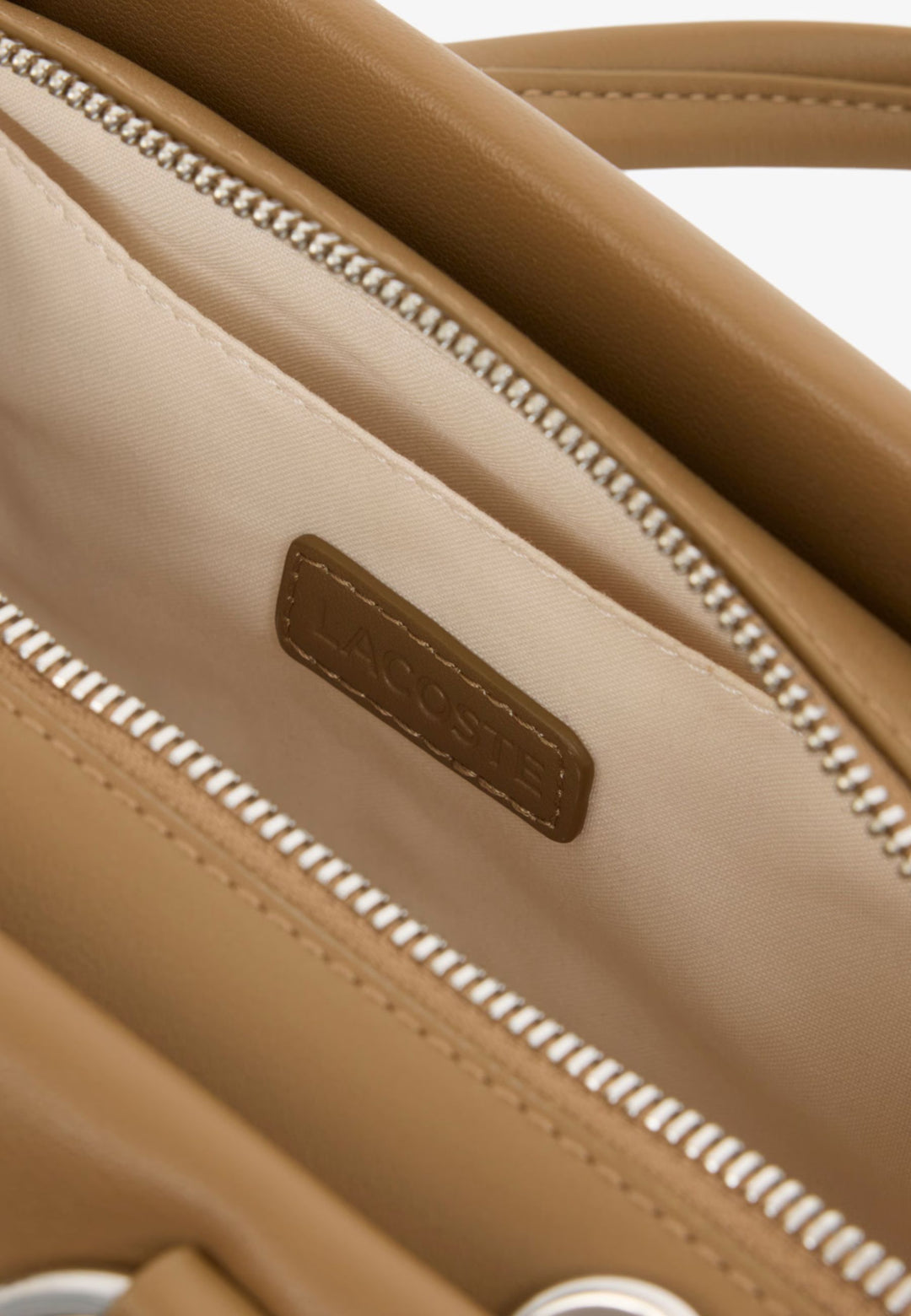 Lacoste Small Celys Handbag Brown Cookie