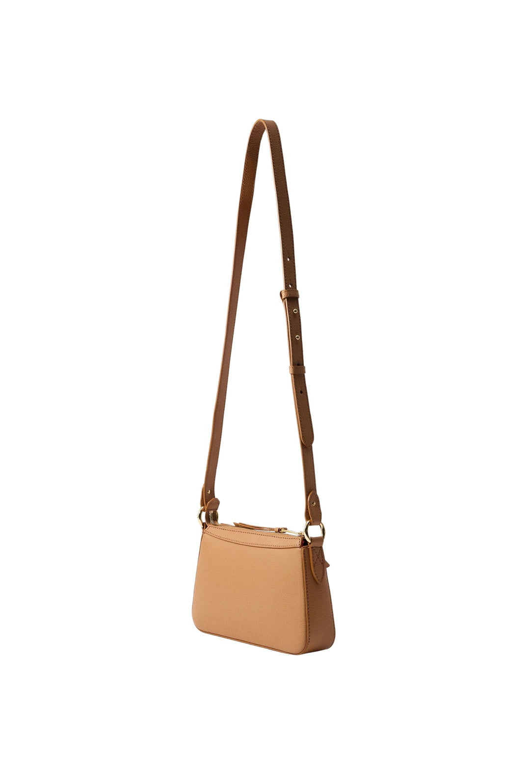Lancel Faubourg Mini taška přes rameno Zipový Velbloudí