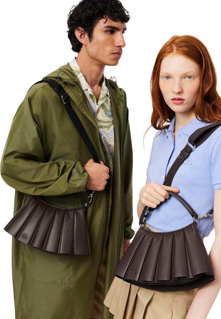 Lacoste Torba na ramię Lenglen NU5011DP Brązowa