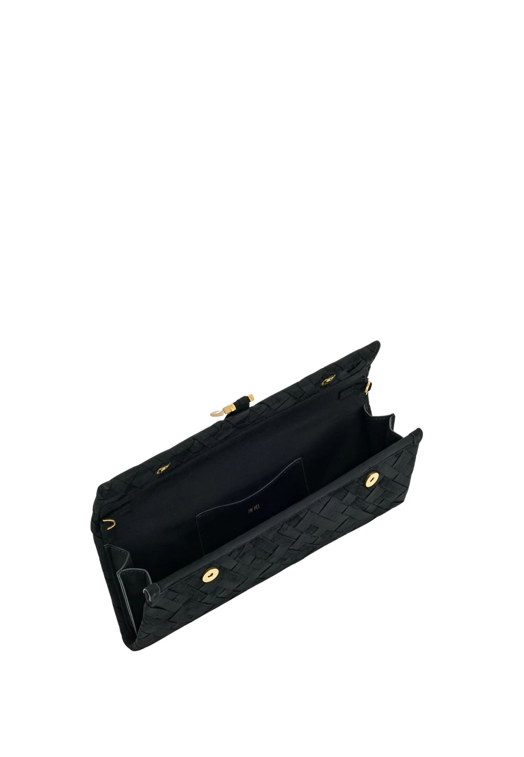 JW PEI Pochette Zaria Tressé Black