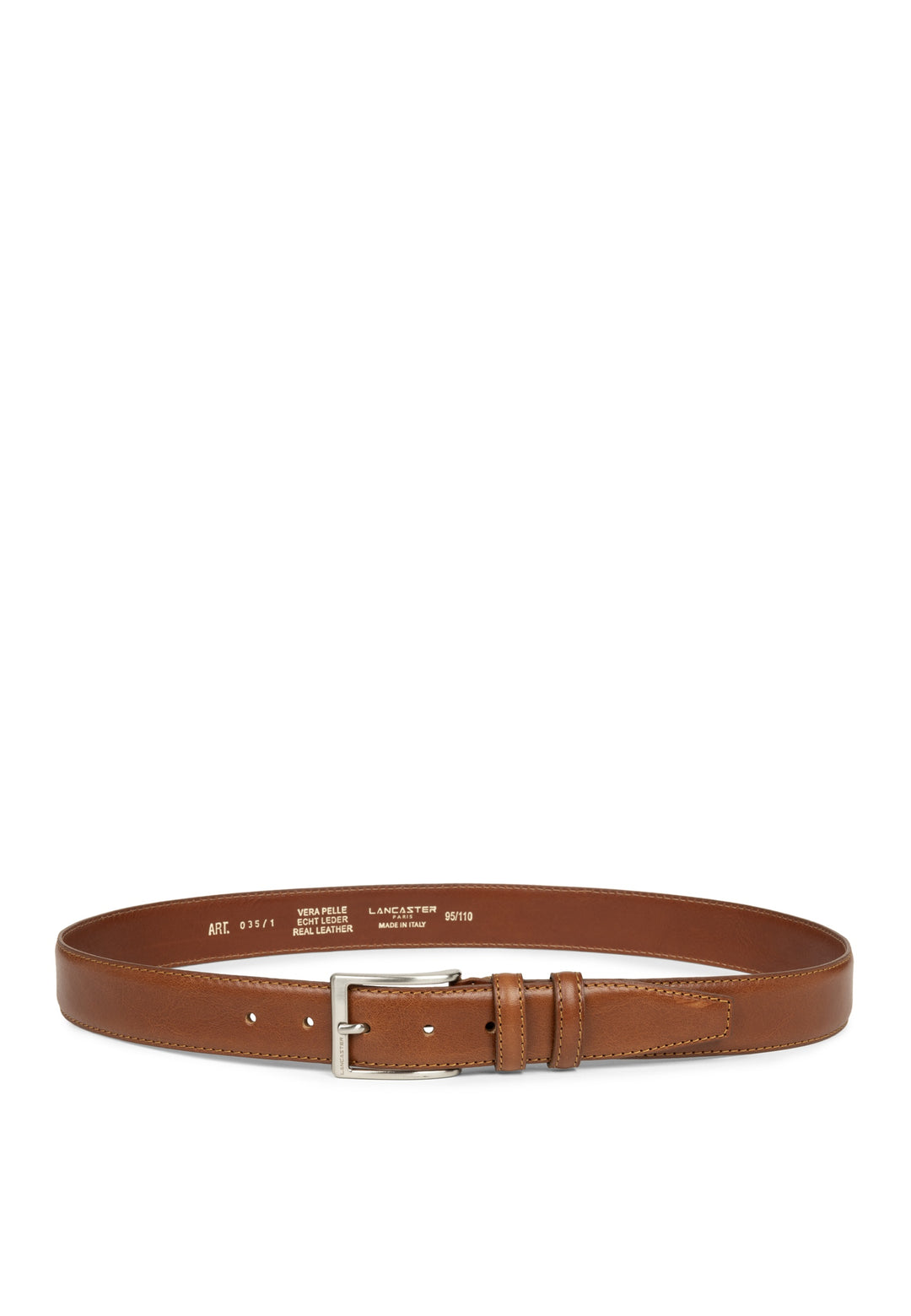 Lancaster Ceinture Soft Homme Cammello 115 cm