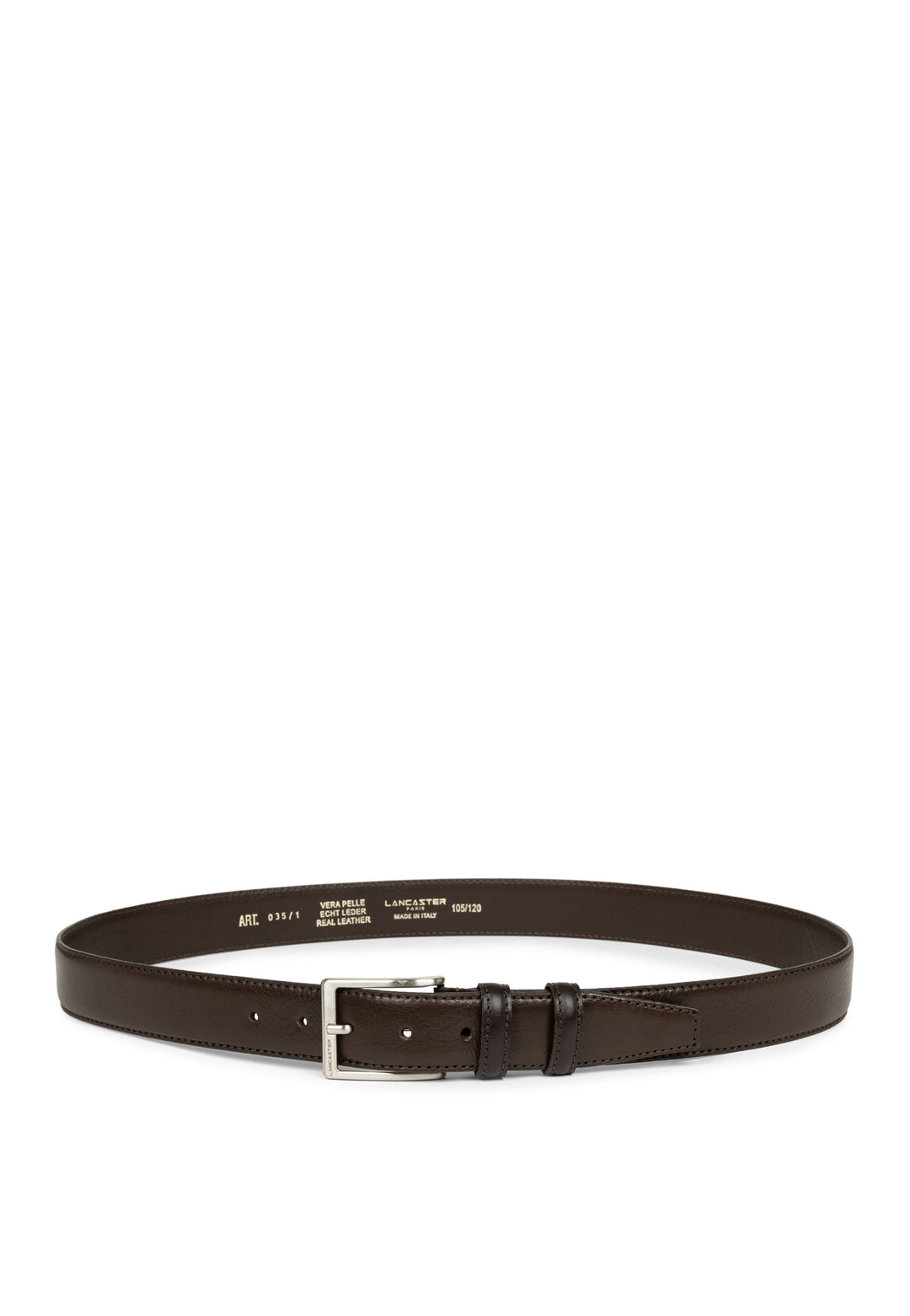 Lancaster Ceinture Soft Homme Marron 115 cm