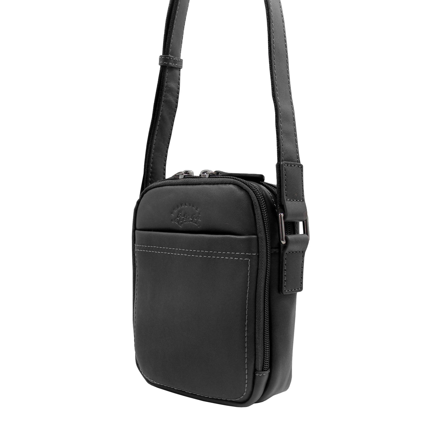 Sacoche cuir Lawton Francinel 653003 Noir