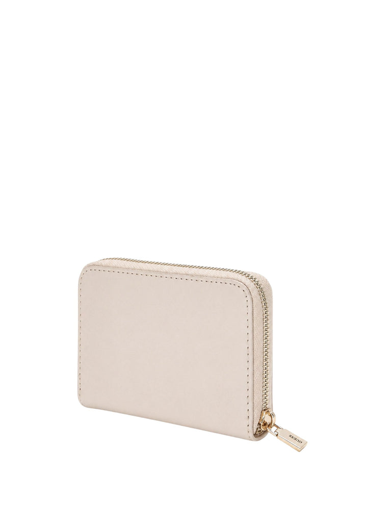 Guess Wallet Laurel Small Zippered Bone