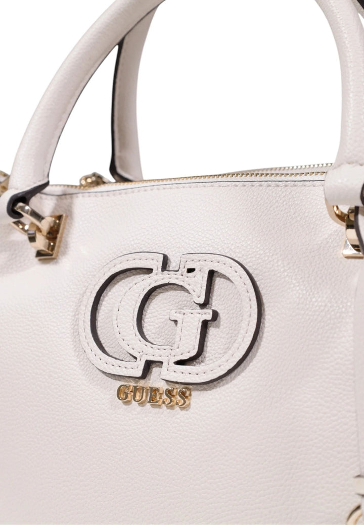 Guess Sacs à main Silvye Bucket Off White