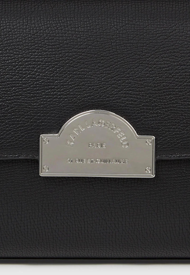 Karl Lagerfeld Sac Bandoulière Métal Noir