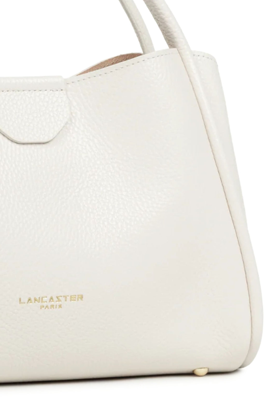 Lancaster Sac à main Aimantée M Ida Double 470-84 Ecru - In - Beige