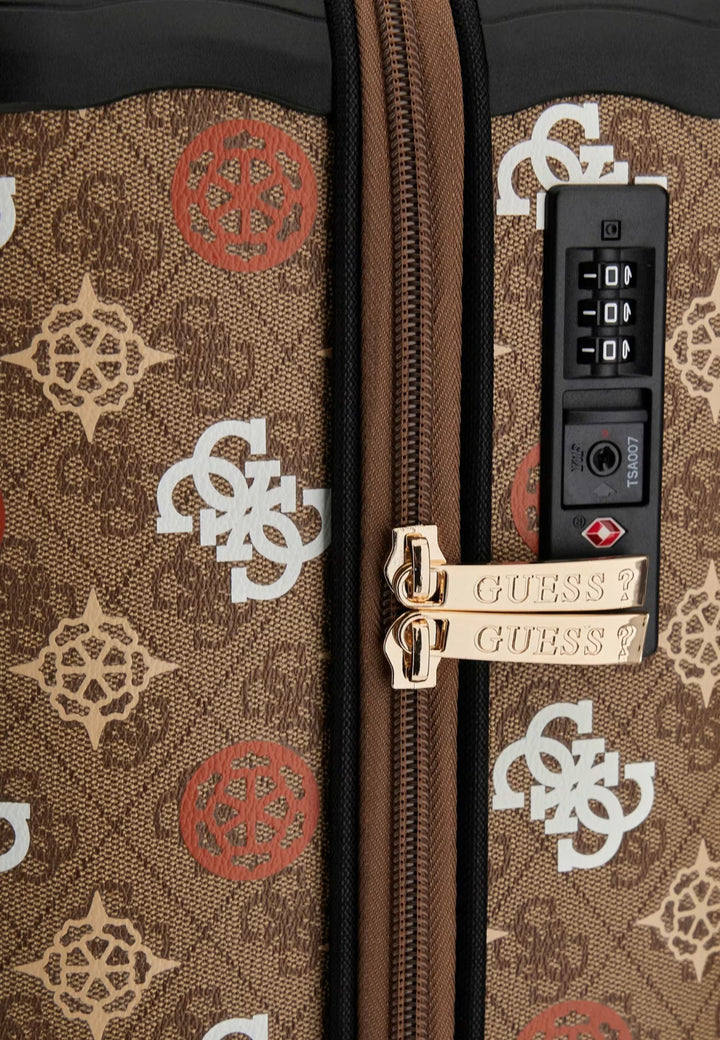 Guess Eliette 4G Logo Wheeled Suitcase Peony B9315983