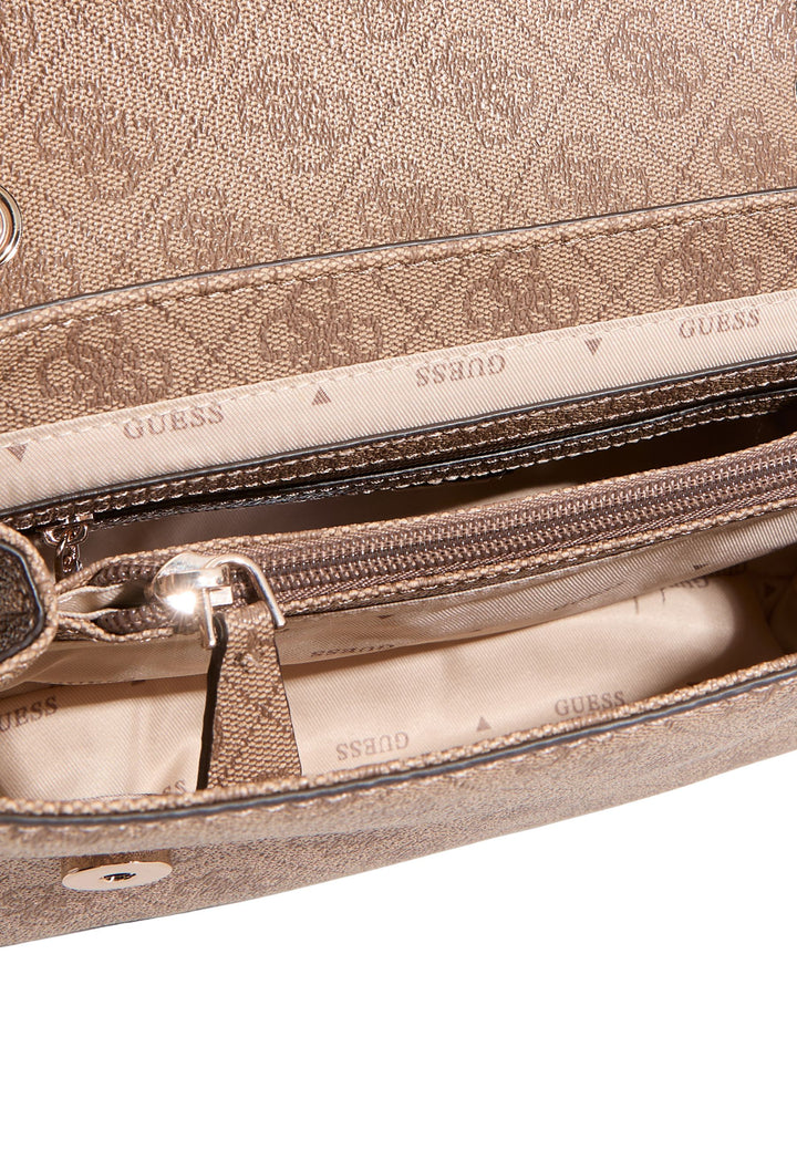 Guess Crossbody Handbag Latte Logo SG783321