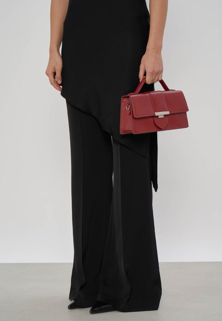 Lancaster Torba na ramię z klapą i zapięciem M Paris Ily 531-010 Carmine