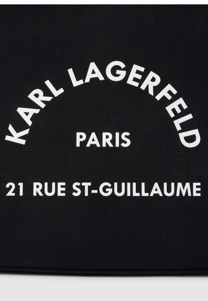 Karl Lagerfeld Cabas Convertible Coton Noir