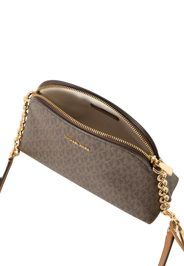 Michael Kors Skuldertaske Freddie Lille Dome Brun