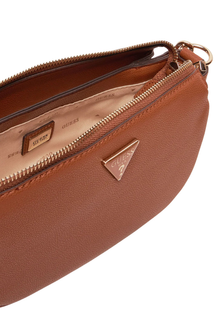 Guess Handväska Silvye Bucket Cognac