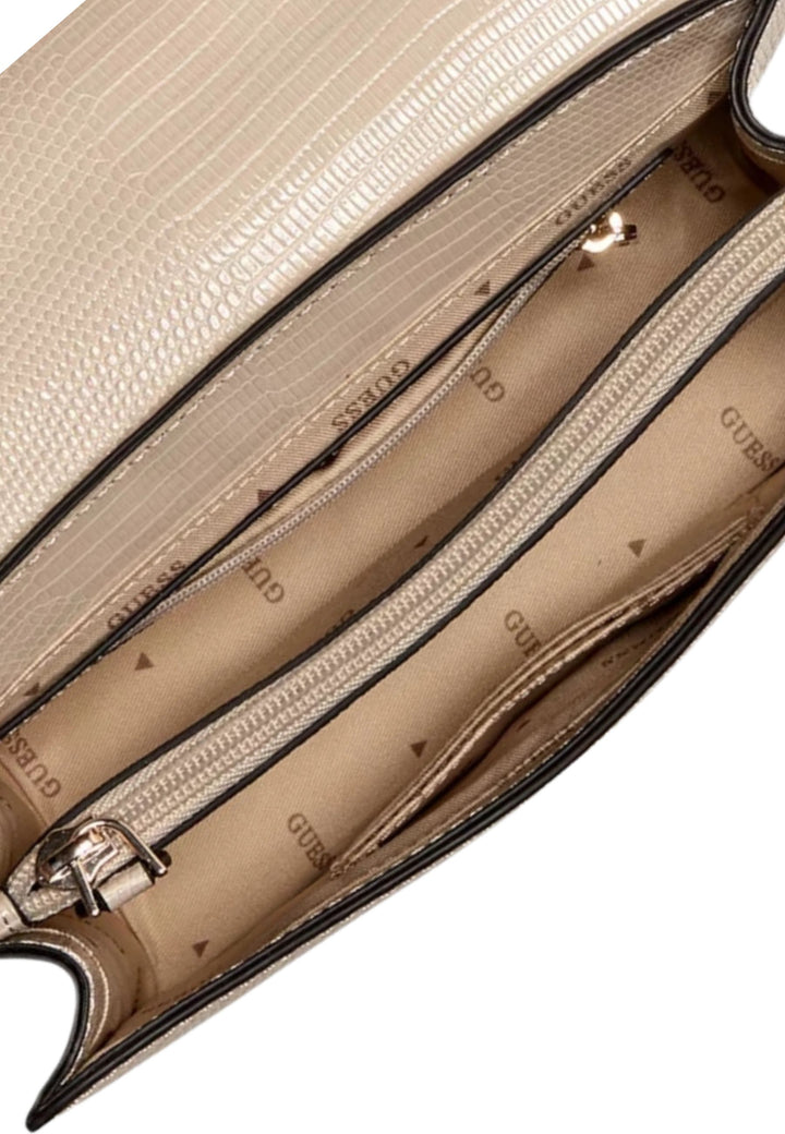 Guess Umhängentasch Anadela 3 Comp Satch Taupe KG962420
