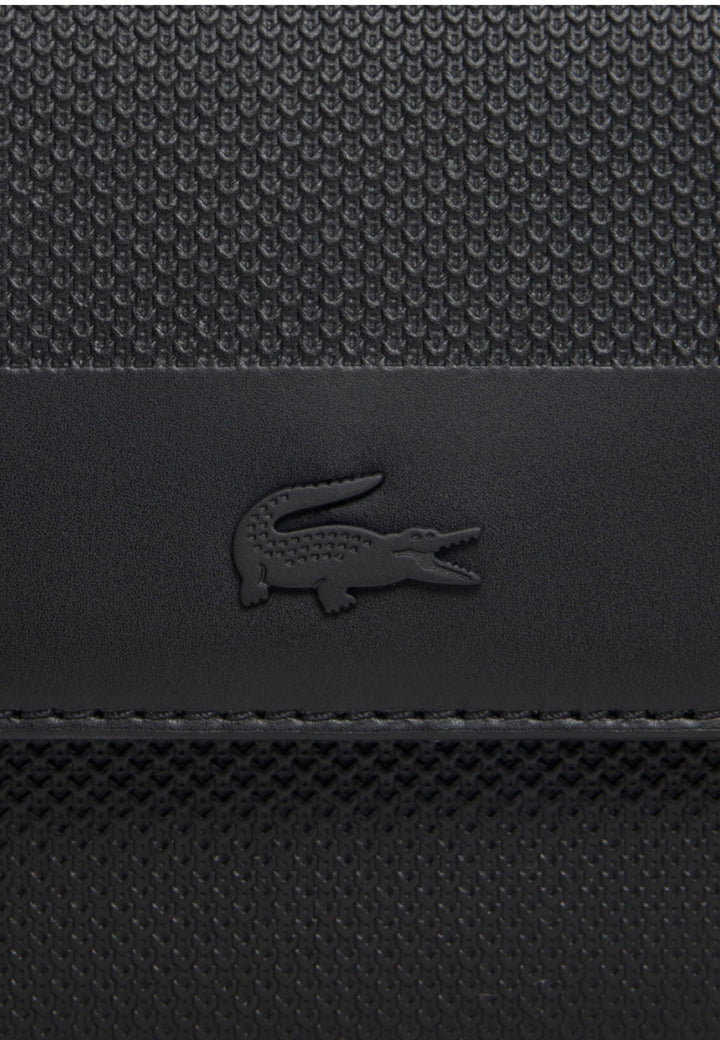 Lacoste Sacoche Mini Chantaco Cuir Noir