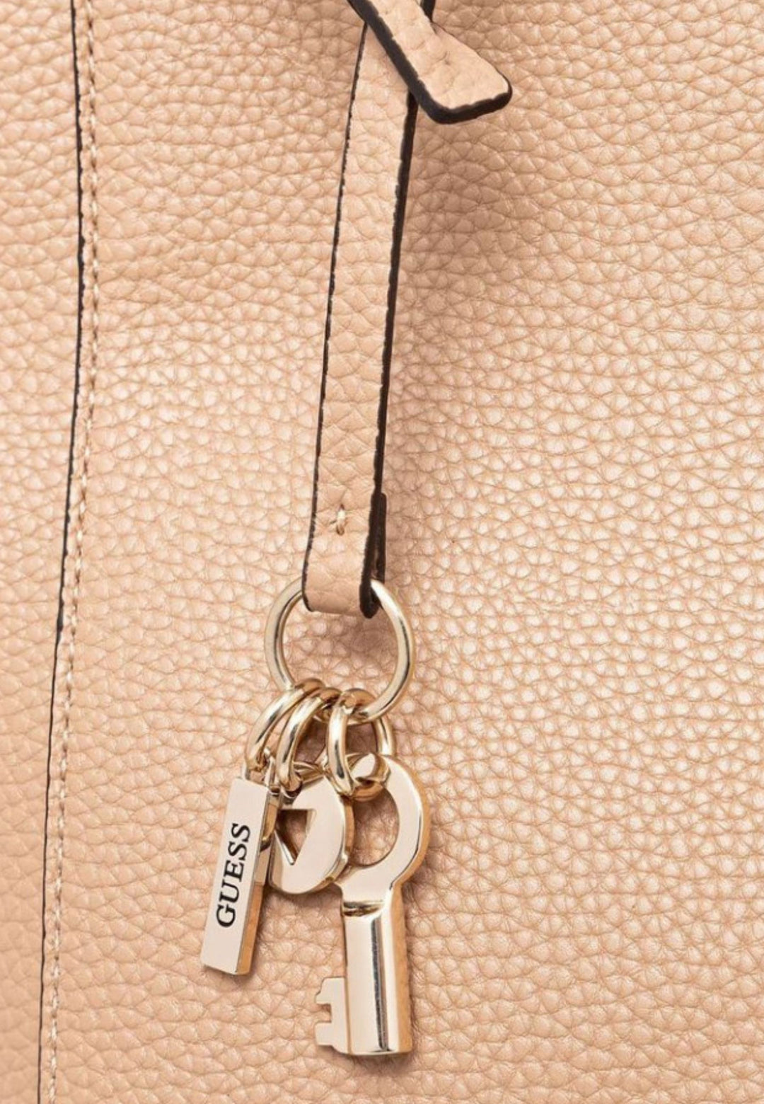 Guess Anadela 3 Comp Satch Beige Shoulder Bag BG964022