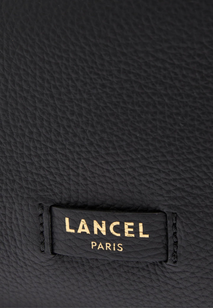 Lancel Louison Sac Hobo Zippé M Cuir Noir