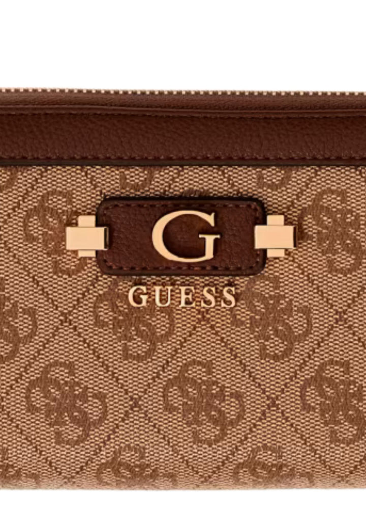 Guess Rees Portemonnaie / Portemonnaie Lindsey Grand Latte Logo