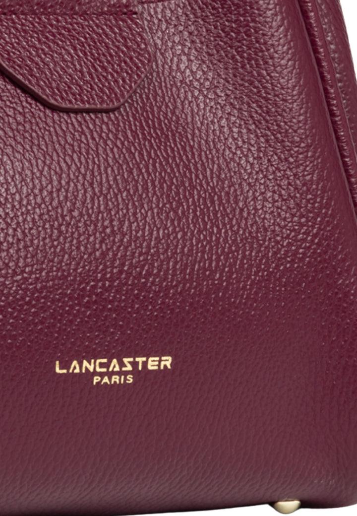 Lancaster Sac à main Aimantée S Ida Double Bordeaux - In - Champagne