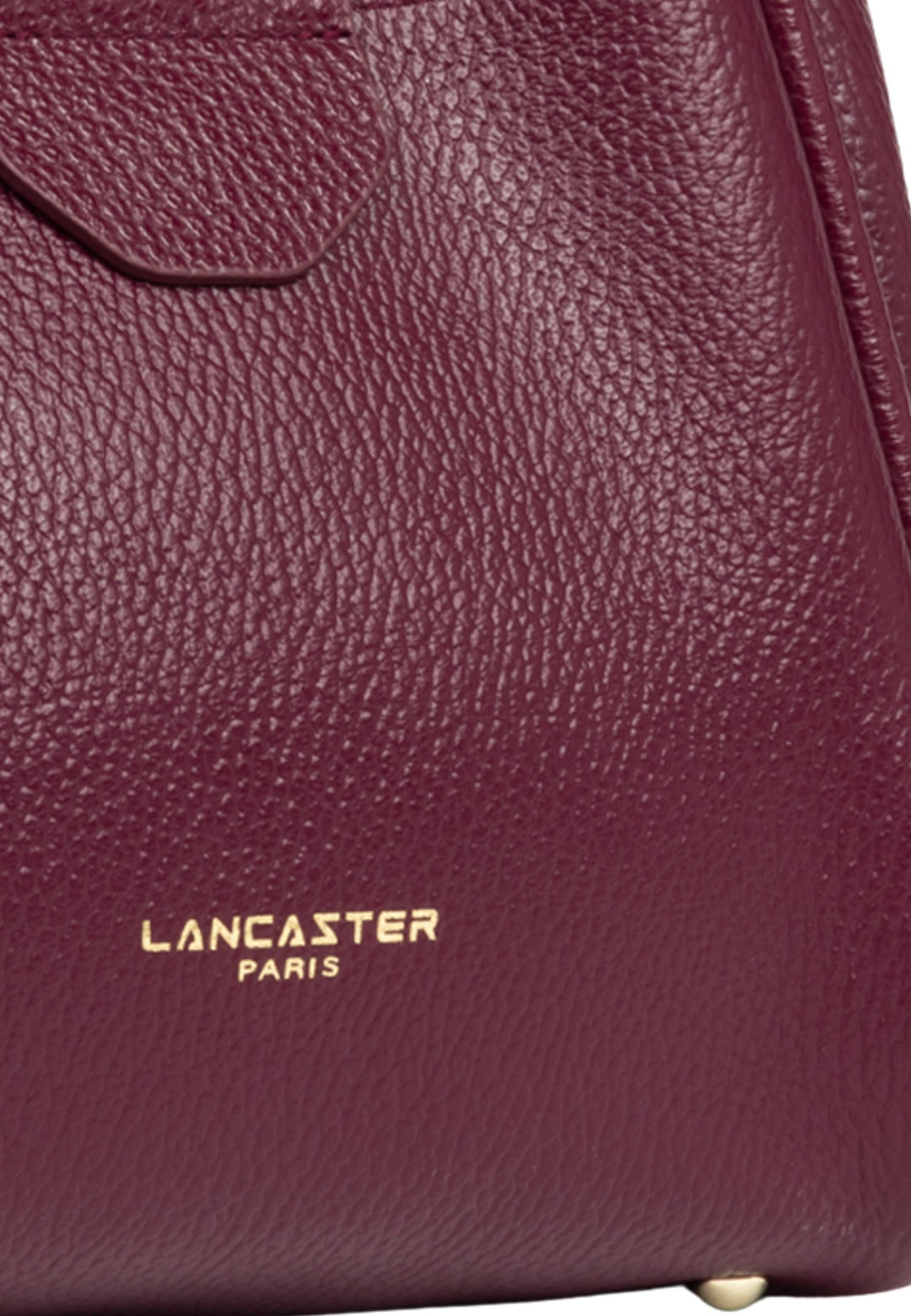 Lancaster Sac à main Aimantée S Ida Double Bordeaux - In - Champagne