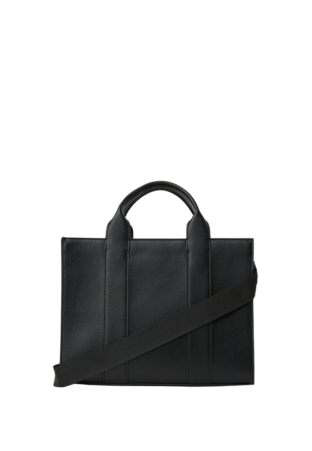 Karl Lagerfeld Cabas Carré Grainé Blanc & Noir