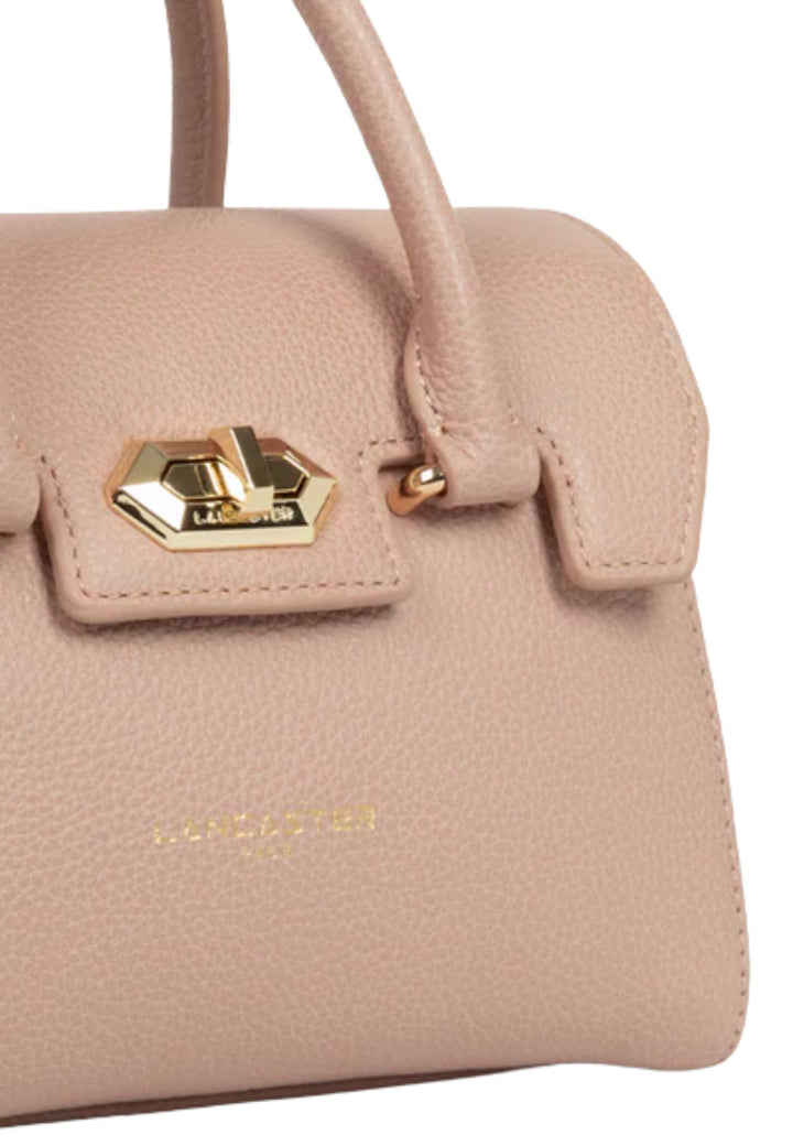 Lancaster Sac à main A rabat avec fermoir Mini Milano Cosmos 547-79 Nude