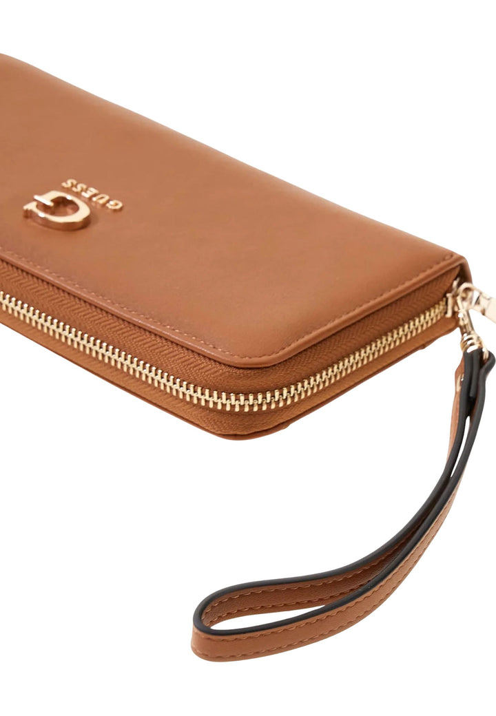Guess Portafoglio da viaggio Coleen Grand Caramello