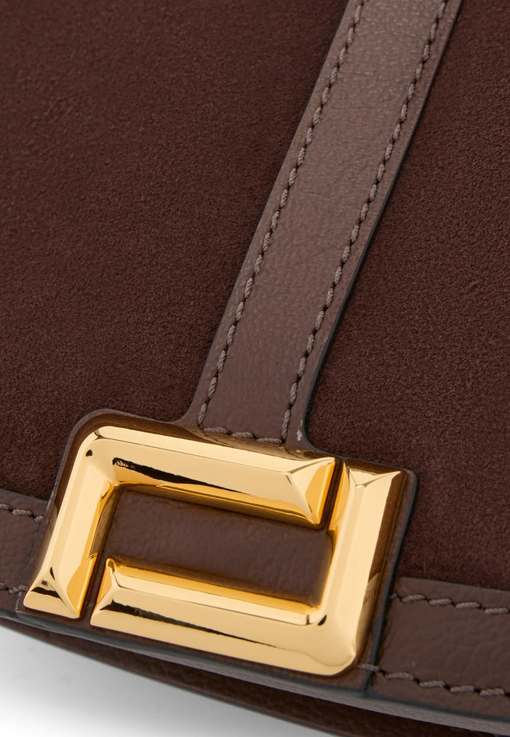 Lancel Céleste Sac Gibecière M Cuir Noix De Coco