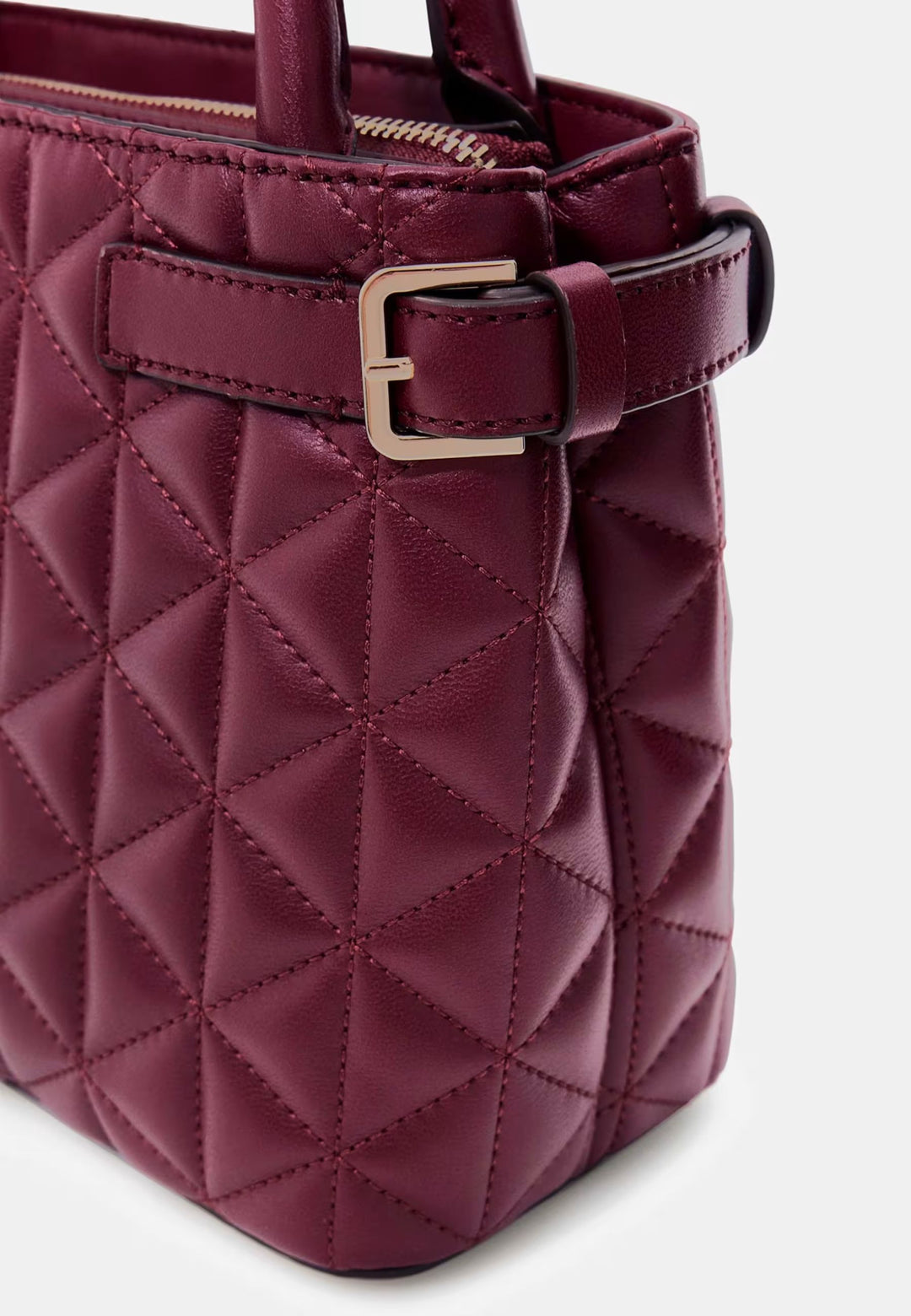 Guess Malas de mão Atabey Hobo Burgundy QG988305