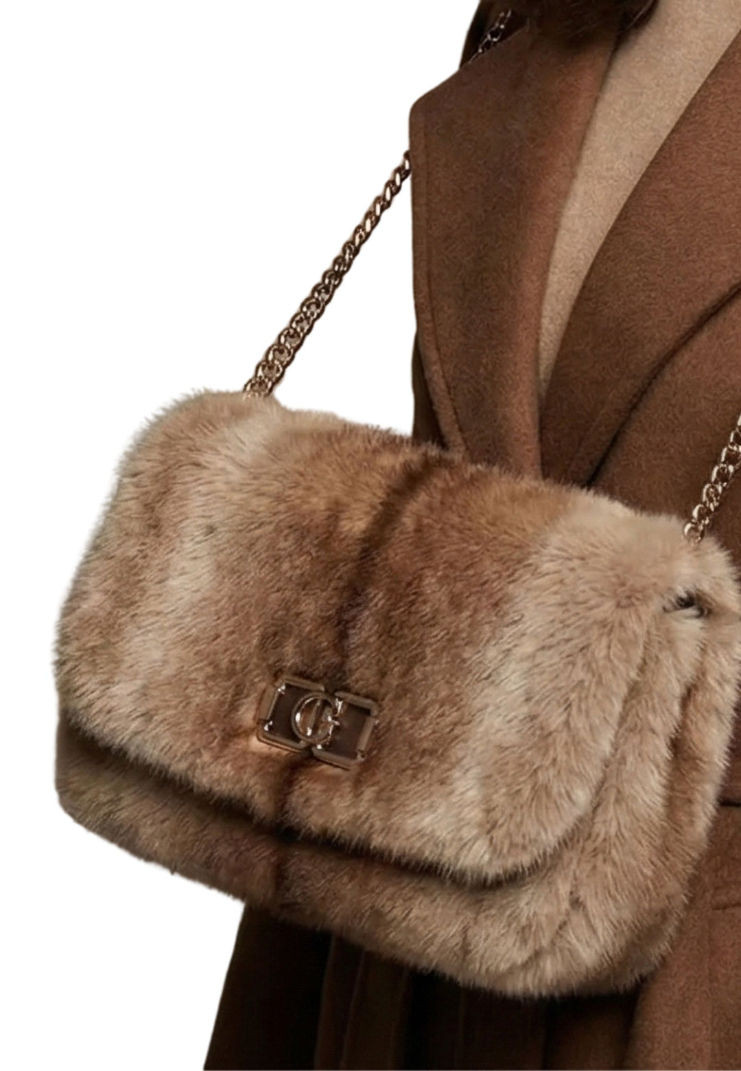 Guess Torba Na Ramię Bramina Top Zip Shou Espresso Multi FG967421